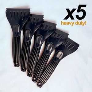 5-PACK of CAR ICE SCRAPERS 9" WINDOW WINDSHIELD CHIPPER WINTER SNOW LOT DEAL